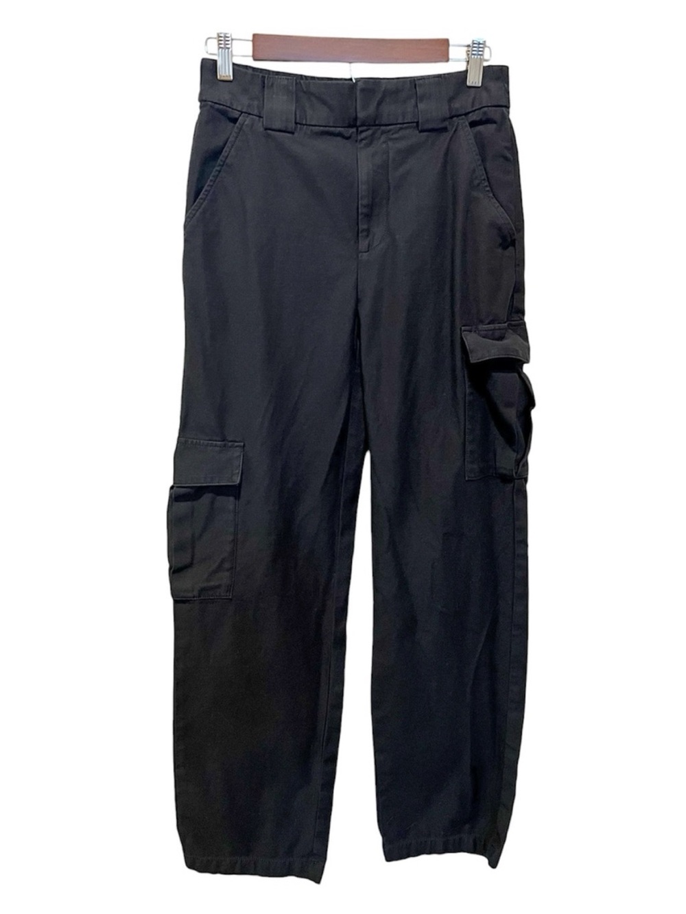 TNA Cadet Cargo Pants Black Size Small Y2K Style 105280 100% Cotton